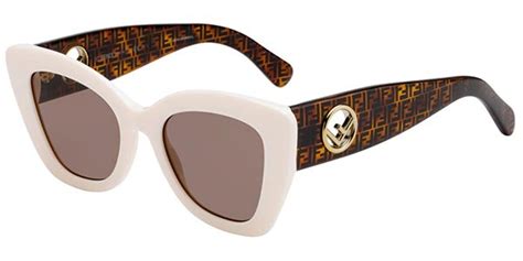 Fendi FF 0327/S VK6/70 Sunglasses in White